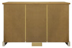 Sideboard Sideboard – Weiß lackiert, honigfarbige Deckplatte – Bild 7
