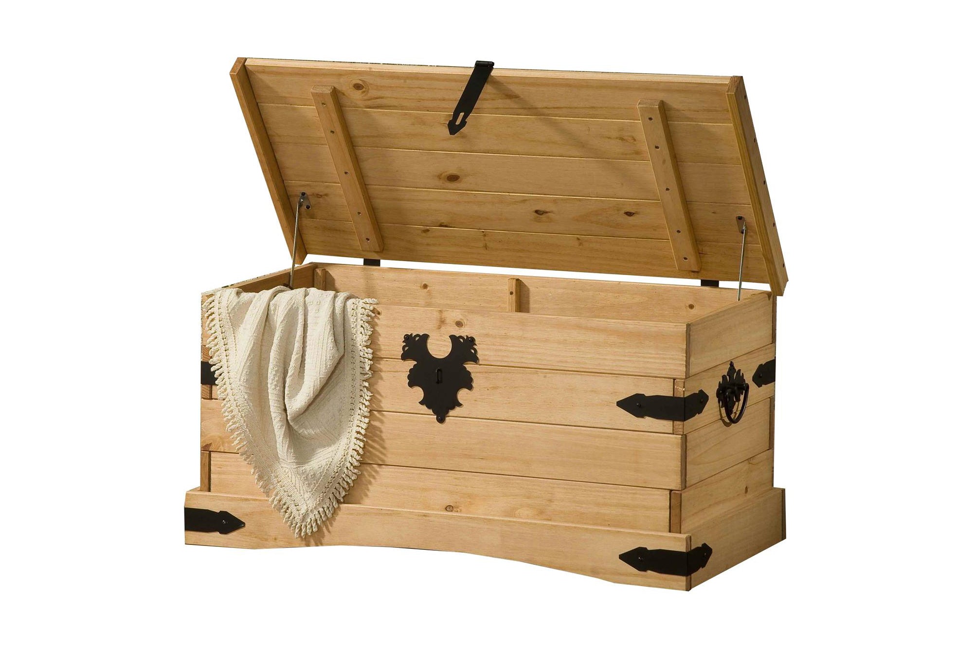 Truhe Truhe – Honigfarbig, gewachst