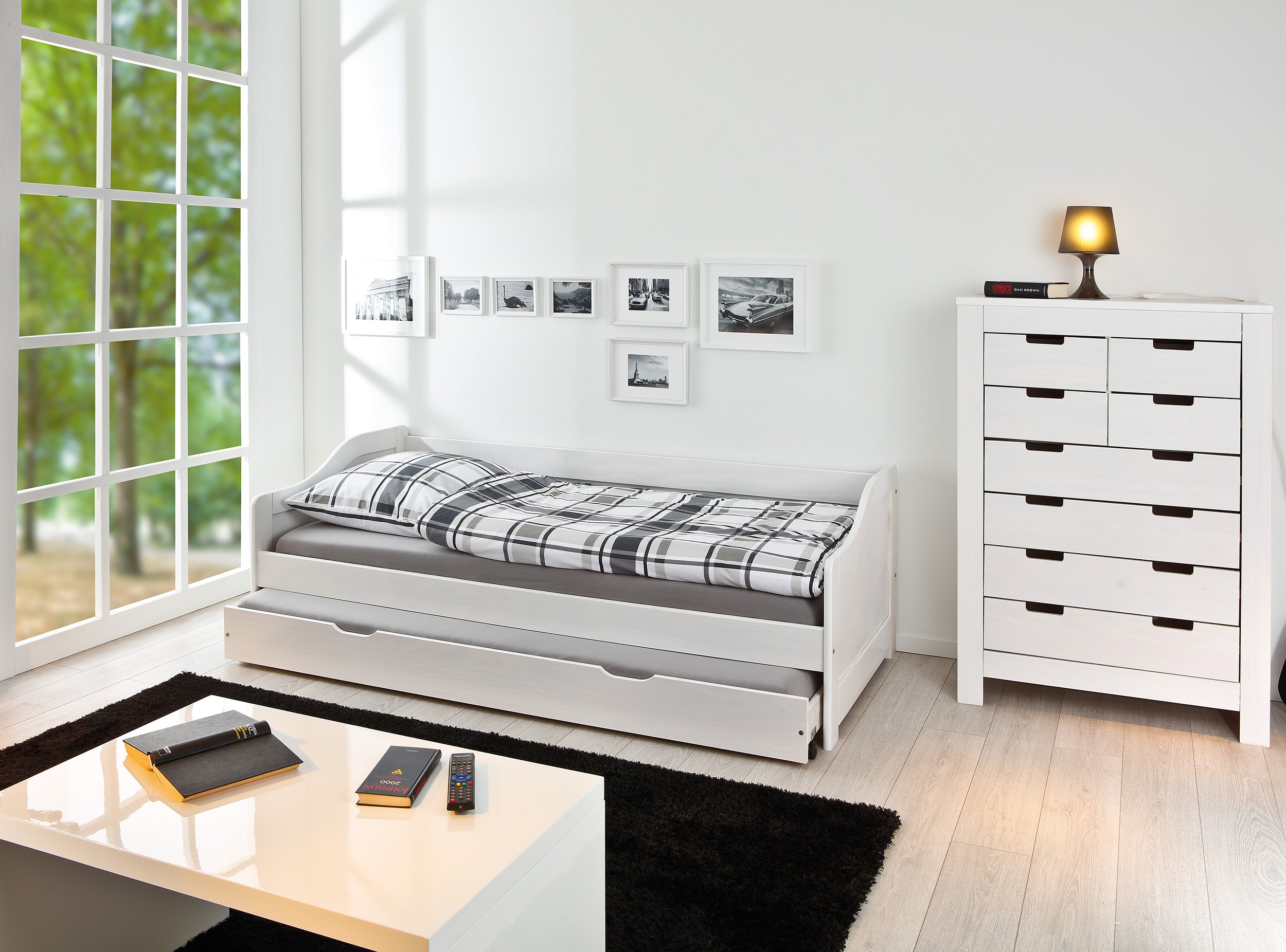 Bett Bett – Weiß – Bild 8