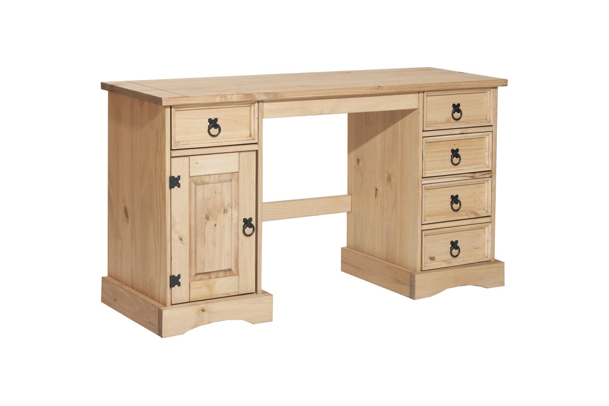 Schreibtisch Schreibtisch – Honigfarbig, gewachst – Bild 2