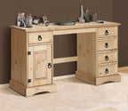 Schreibtisch Schreibtisch – Honigfarbig, gewachst – Bild 4