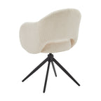SIT&CHAIRS Armlehnstuhl Cord-Optik Beige – Beige, Schwarz – Bild 4