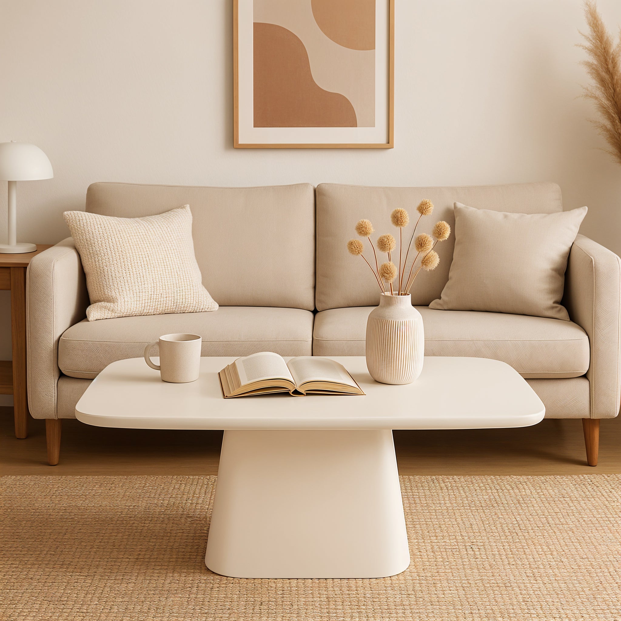 HOLVIK Couchtisch – Naturweiß – Bild 7