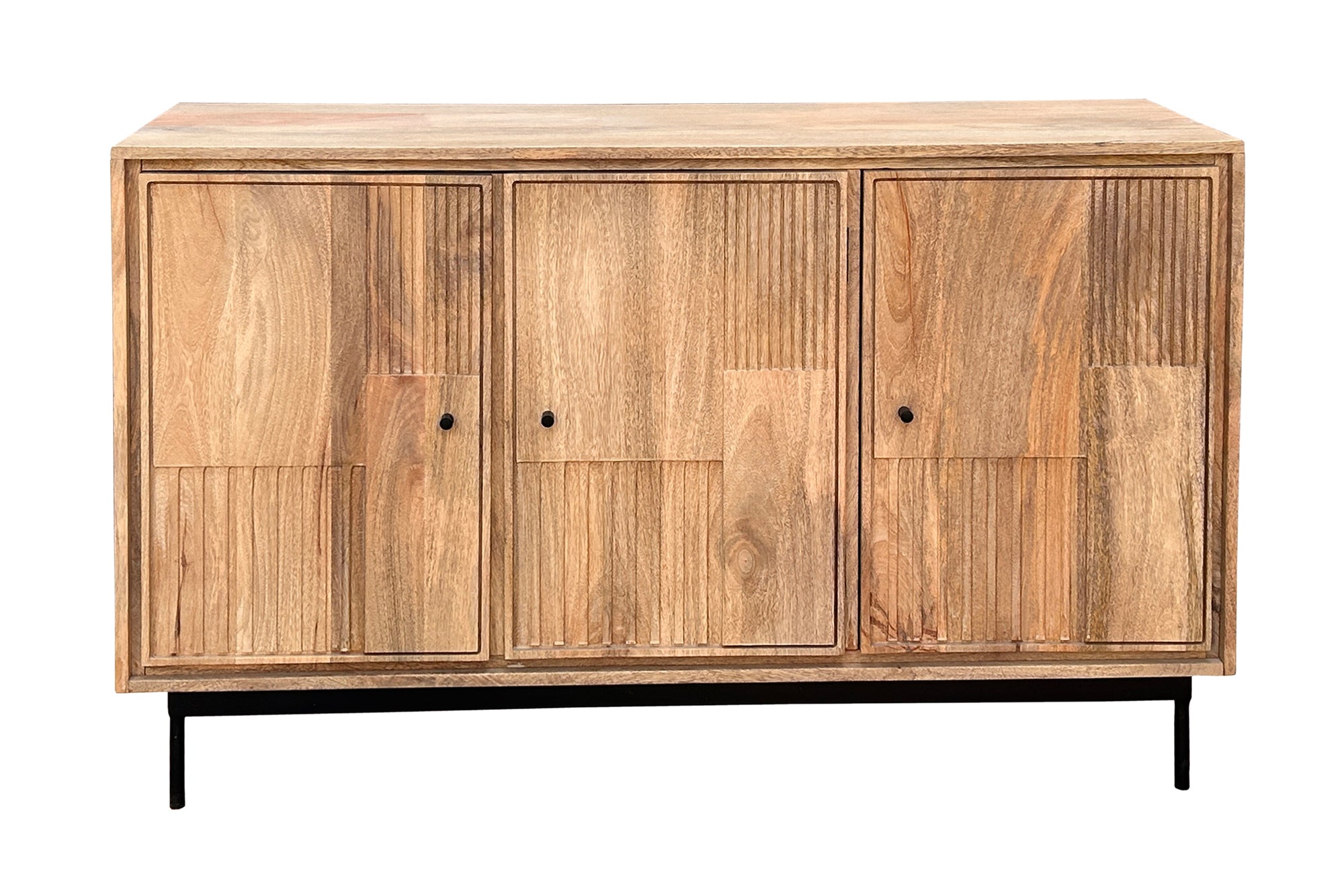 SUNDARA Sideboard – Natur, Schwarz – Bild 2