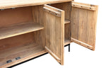 SUNDARA Sideboard – Natur, Schwarz – Bild 4