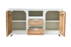 HOLVIK Sideboard – Weiß, natur – Bild 3