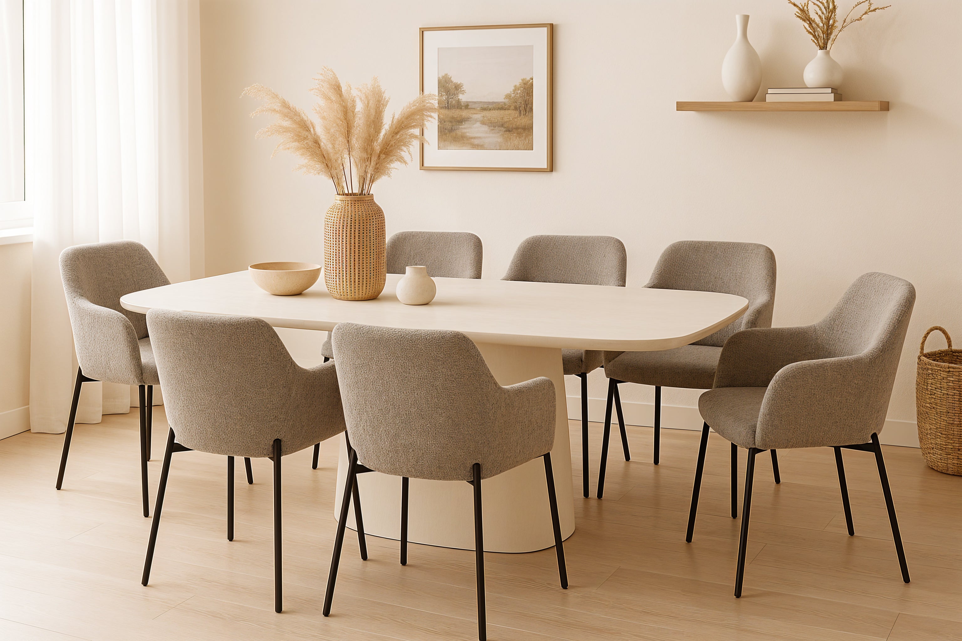 HOLVIK Tisch 200x100 cm – Naturweiß – Bild 7