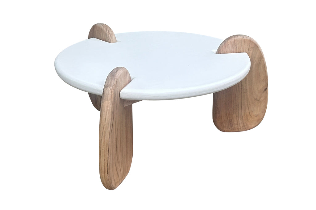 HOLVIK Couchtisch – Weiß, natur – Bild 2