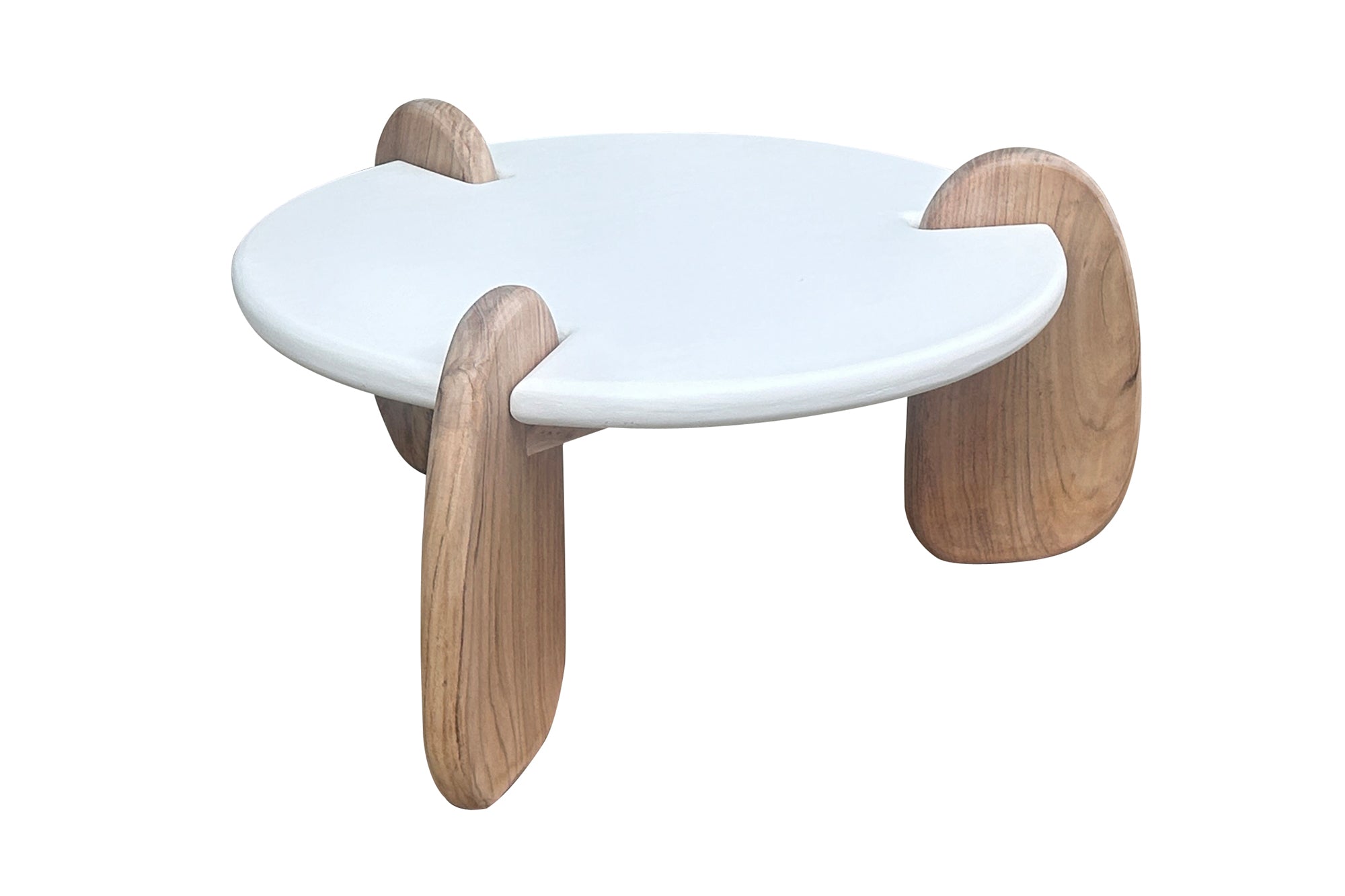HOLVIK Couchtisch – Weiß, natur – Bild 2
