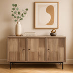 SUNDARA Sideboard – Natur, Schwarz – Bild 6