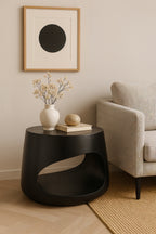 BLACK SMOOTH Couchtisch – Schwarz – Bild 3