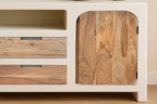 HOLVIK Sideboard – Weiß, natur – Bild 8
