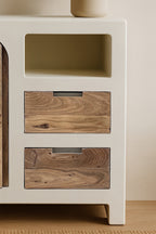 HOLVIK Kommode – Weiß, natur – Bild 7