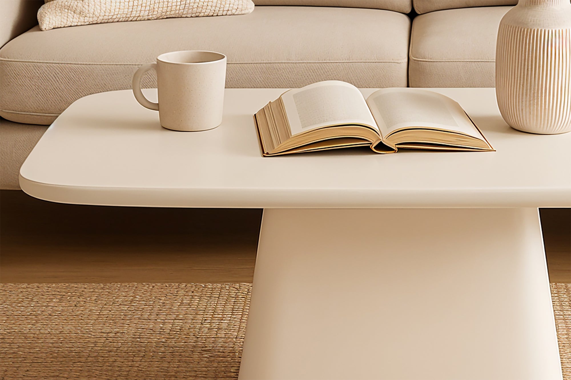 HOLVIK Couchtisch – Naturweiß – Bild 8