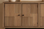 SUNDARA Sideboard – Natur, Schwarz – Bild 7