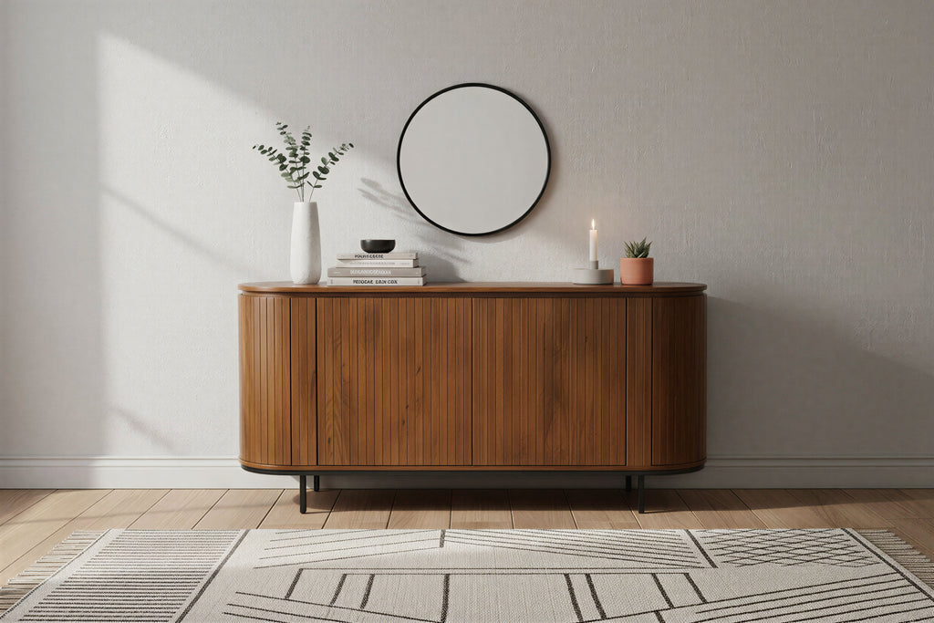 AMBRA Sideboard – Natur, Schwarz – Bild 5