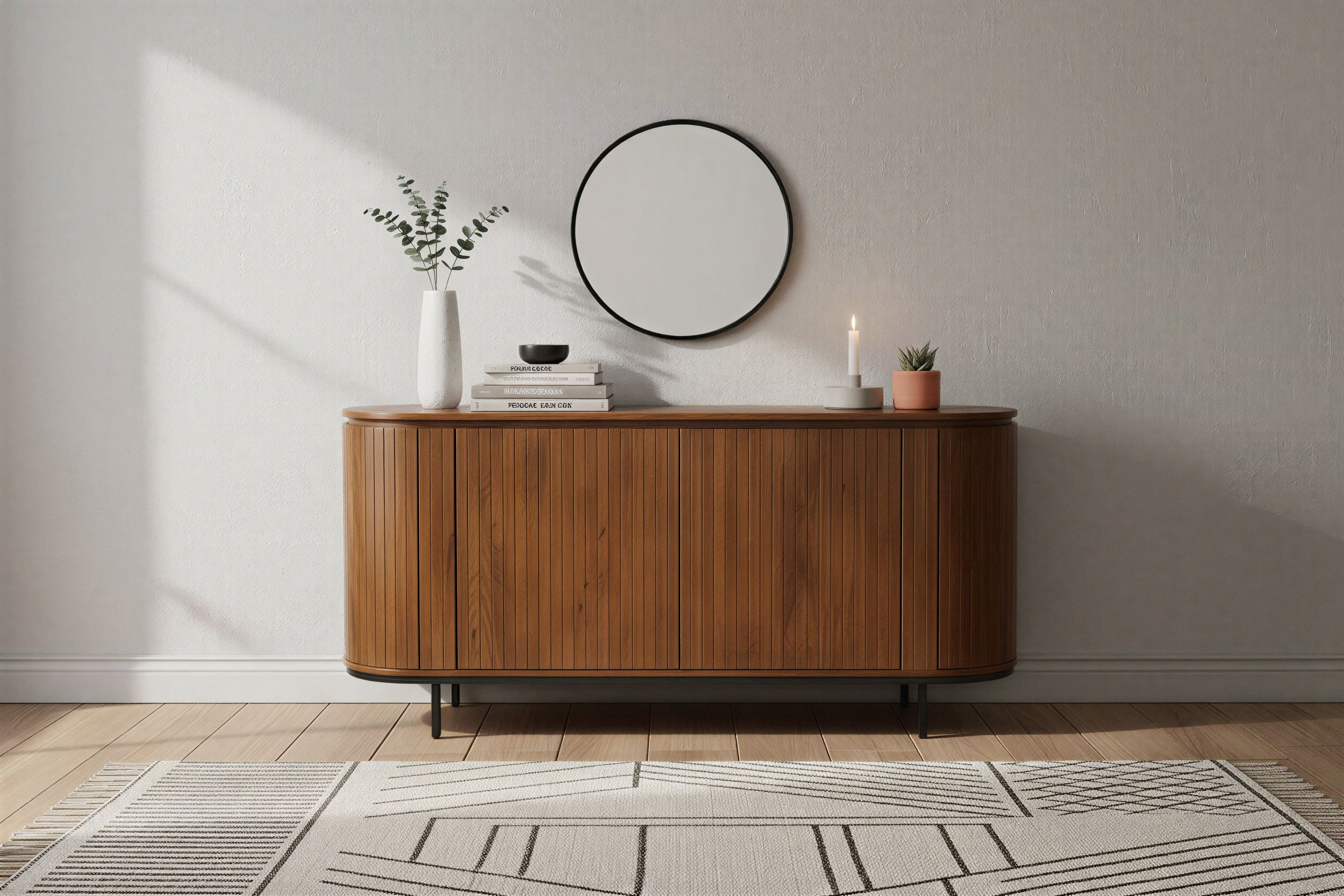 AMBRA Sideboard – Natur, Schwarz – Bild 5