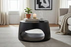 BLACK SMOOTH Couchtisch – Schwarz – Bild 4