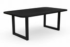 TABLES & CO Tisch 180x90 cm – Schwarz, antikschwarz