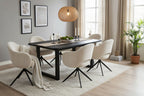 TABLES & CO Tisch 240x100 cm – Schwarz, antikschwarz – Bild 2