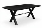 BLACK SMOOTH Tischplatte 200x100 cm – Schwarz – Bild 7
