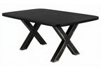 TABLES & CO Tisch 240x100 cm – Schwarz, used look