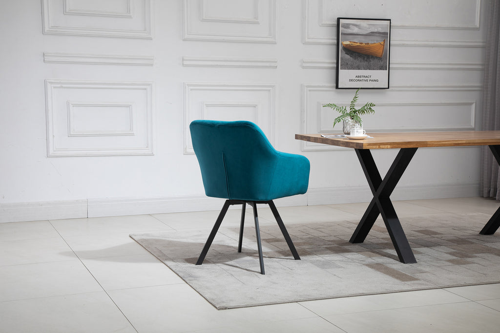 Sales Fever - Armlehnstuhl mit 360° Drehfunktion Türkis