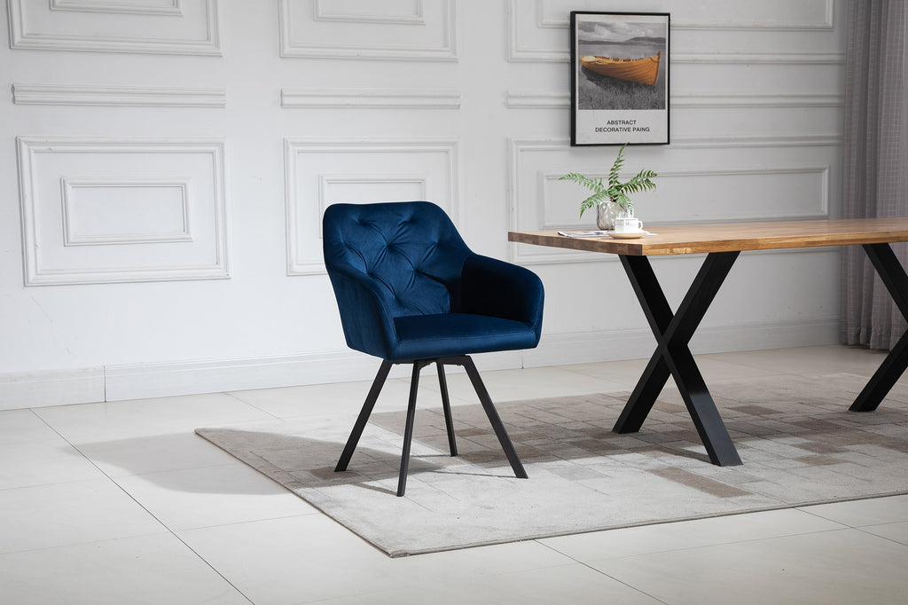 Sales Fever - Armlehnstuhl mit 360° Drehfunktion Blau