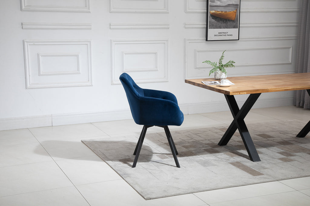 Sales Fever - Armlehnstuhl mit 360° Drehfunktion Blau