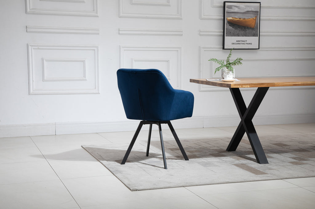 Sales Fever - Armlehnstuhl mit 360° Drehfunktion Blau