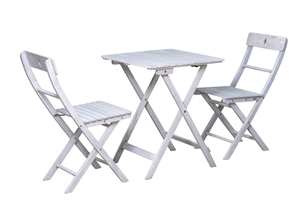 Garten Outdoor Sitzgruppe – Grau mit Vintage-Finish – Bild 2