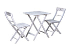 Garten Outdoor Sitzgruppe – Grau mit Vintage-Finish – Bild 2
