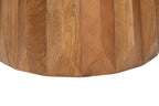 AMBRA Essgruppe 5 tlg. 130x130 cm – Natur, Bezug weiß, Beine mattschwarz – Bild 5
