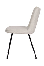 AMBRA Essgruppe 5 tlg. 130x130 cm – Natur, Bezug weiß, Beine mattschwarz – Bild 10