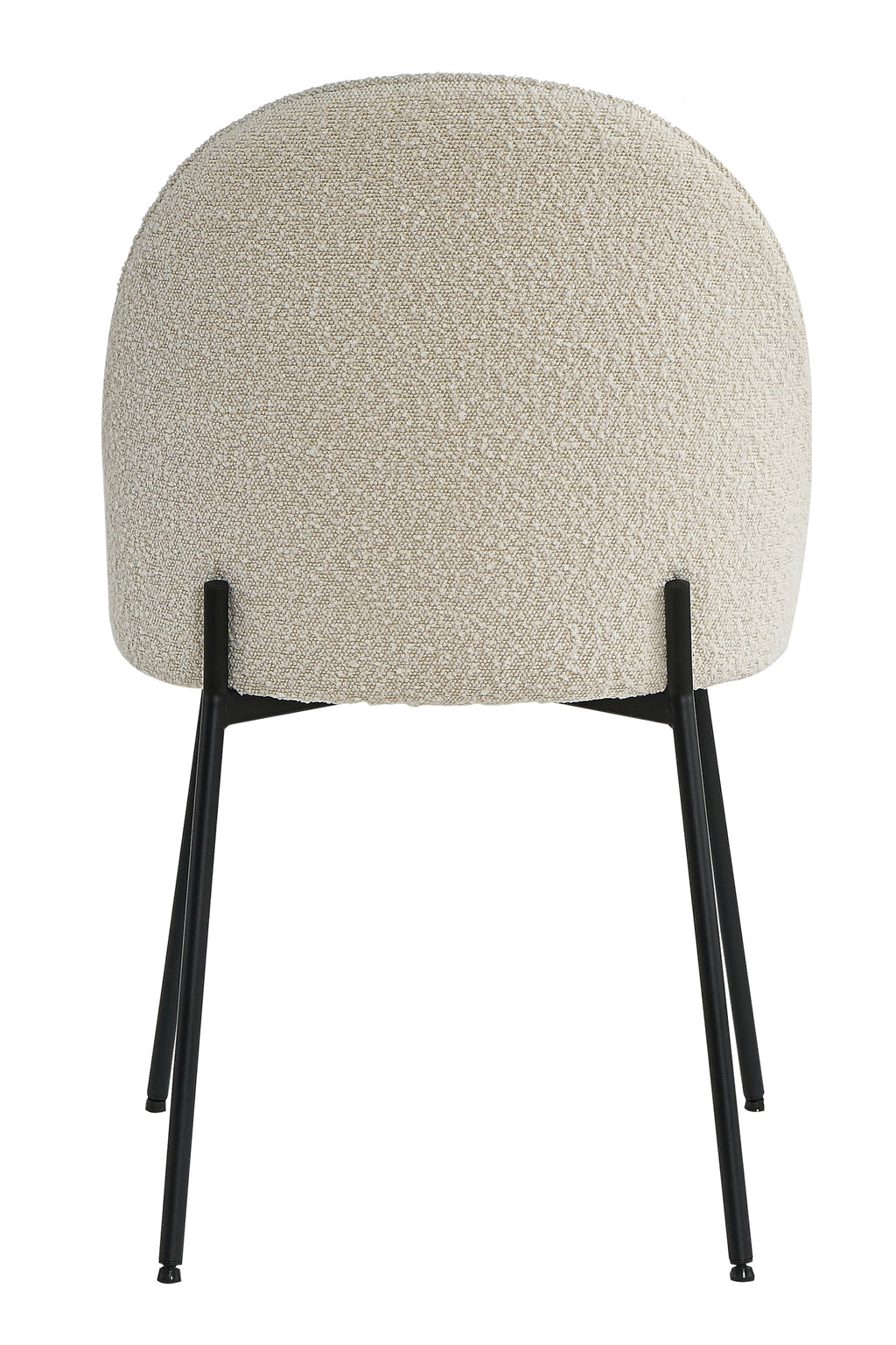 AMBRA Essgruppe 5 tlg. 130x130 cm – Natur, Bezug beige, Beine schwarz – Bild 11