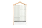 Schrank Kleiderschrank – Weiß, natur – Bild 3