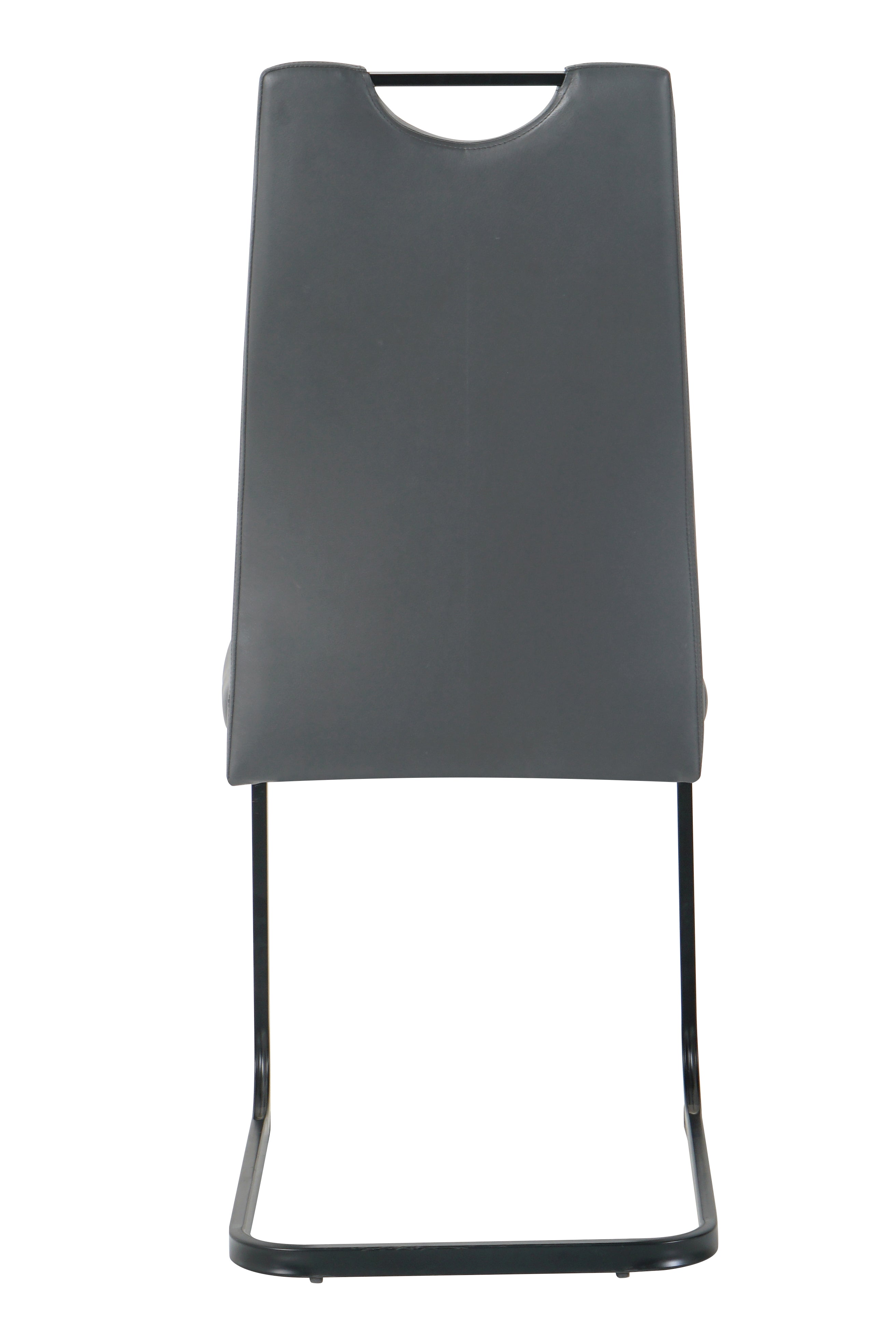 Stuhl, 2er-Set – Bezug grau, Beine schwarz – Bild 6