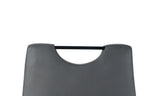 Stuhl, 2er-Set – Bezug grau, Beine schwarz – Bild 9