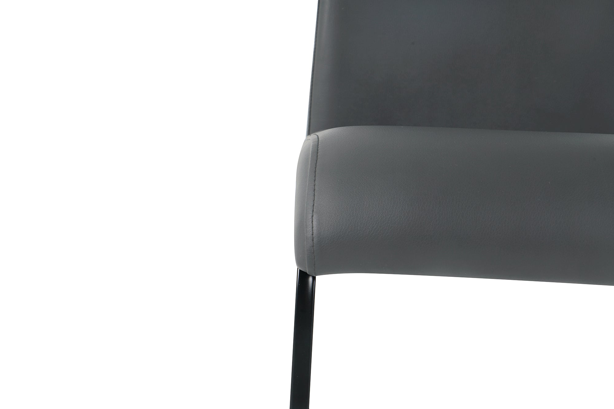 Stuhl, 2er-Set – Bezug grau, Beine schwarz – Bild 10