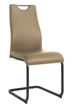 Stuhl, 2er-Set – Bezug taupe, Beine schwarz – Bild 2