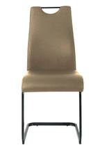 Stuhl, 2er-Set – Bezug taupe, Beine schwarz – Bild 3