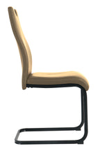 Stuhl, 2er-Set – Bezug taupe, Beine schwarz – Bild 4