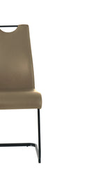 Stuhl, 2er-Set – Bezug taupe, Beine schwarz – Bild 8