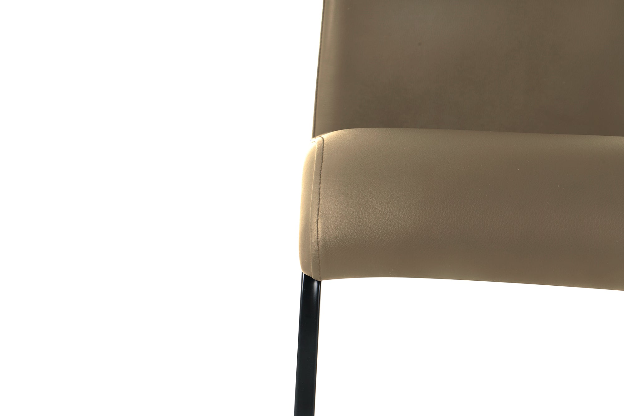 Stuhl, 2er-Set – Bezug taupe, Beine schwarz – Bild 10