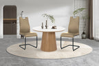 Stuhl, 2er-Set – Bezug taupe, Beine schwarz – Bild 11