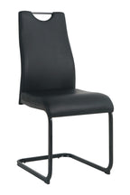 Stuhl, 2er-Set – Bezug schwarz, Beine schwarz – Bild 2