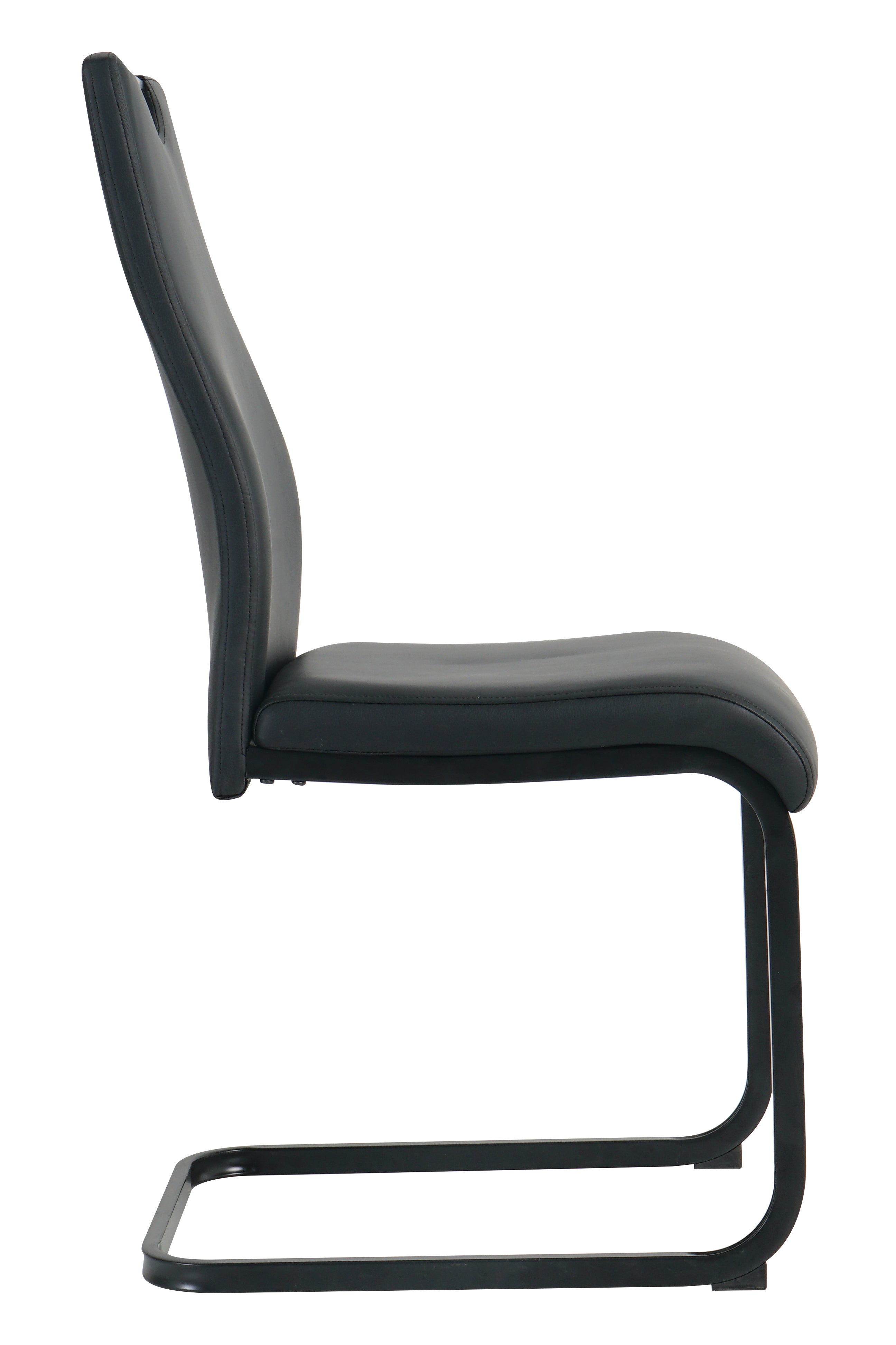 Stuhl, 2er-Set – Bezug schwarz, Beine schwarz – Bild 4