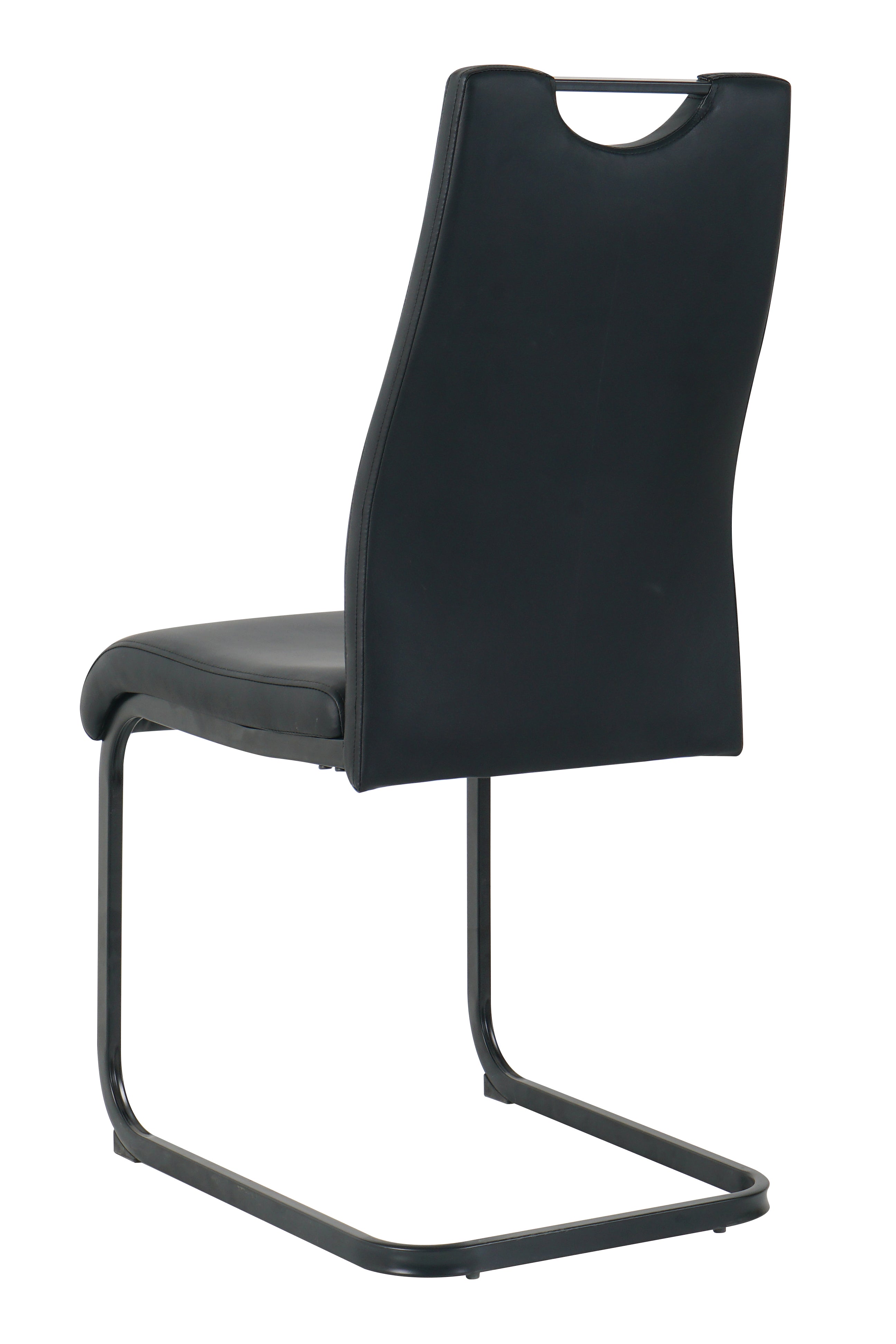 Stuhl, 2er-Set – Bezug schwarz, Beine schwarz – Bild 5