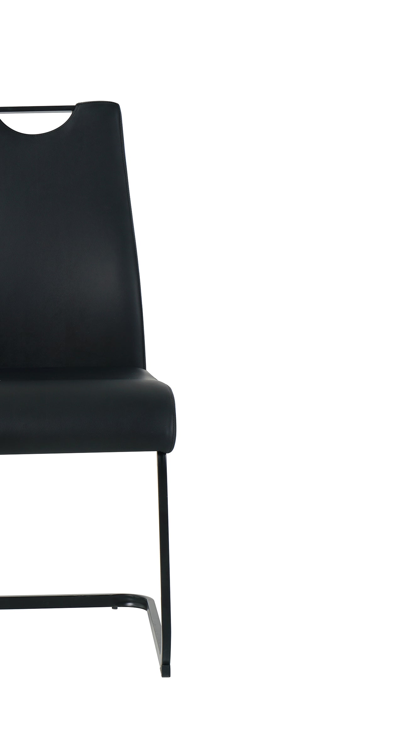 Stuhl, 2er-Set – Bezug schwarz, Beine schwarz – Bild 8
