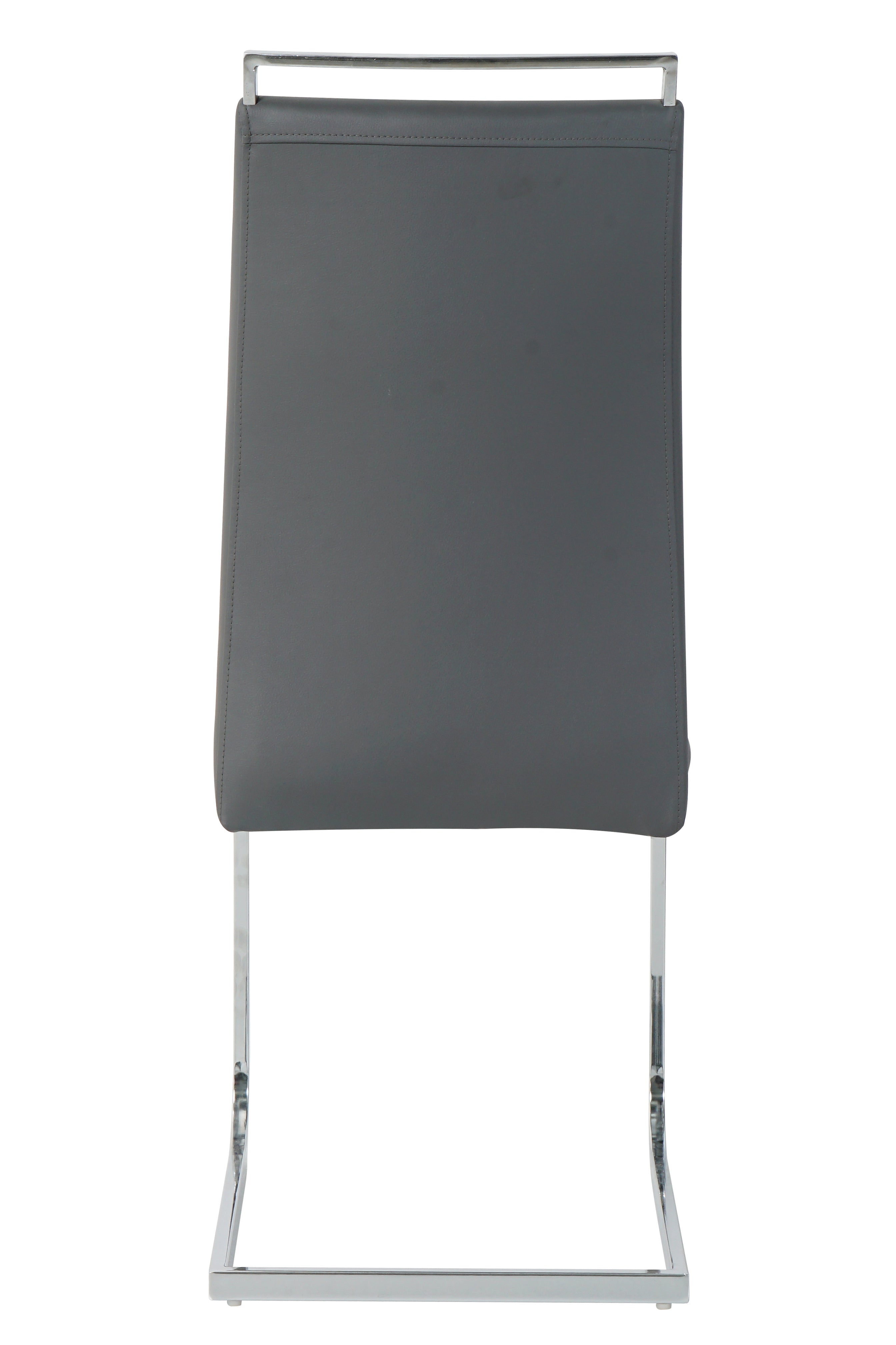 Stuhl, 2er-Set – Bezug grau, Beine silber – Bild 6